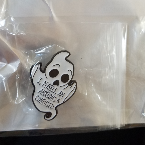 *2 for $13* Beetlejuice Inspired Ghost Pin - Picture 4 of 5